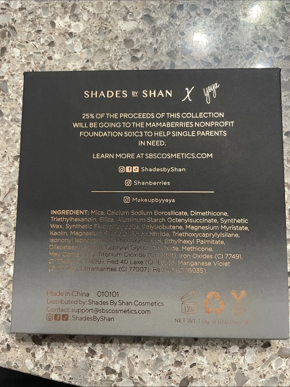 SHADES BY SHAN x MBY Make Up Studio Neutral Eyeshadow Palette